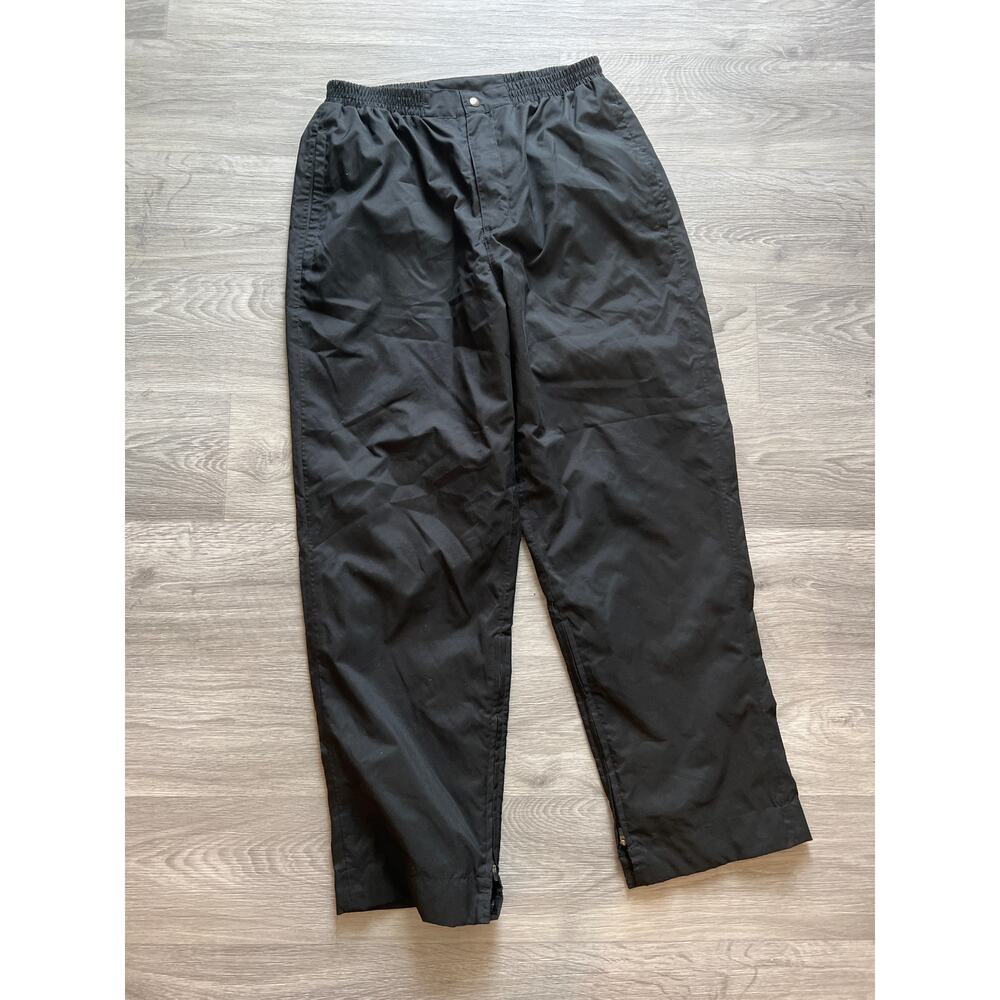 Sun Mountain size large womens black rain pants golf weather